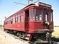パシフィック電鉄の赤い電車（保存車、2008年）