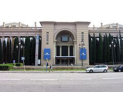 Palacio de Telecomunicaciones de la exposición del 1929. Actualmente, Fira de Barcelona