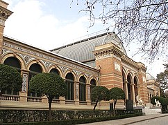Pabellón para la Exposición de Minería de 1883, conocido como Palacio de Velázquez, Madrid (1881-1883)