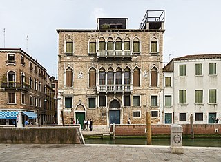 Palazzo Barbarigo Nani Mocenigo building in Venice, Italy