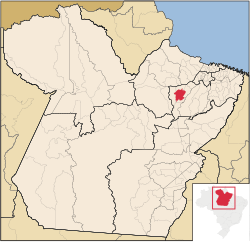 Localização de Cametá no Pará