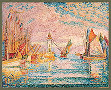 Paul Signac, Le phare, Groix, 1925.