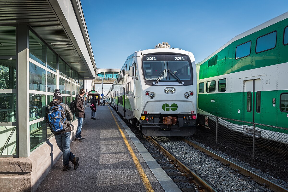 Bombardier bilevel coach. Bombardier bilevel coach inside. Go Commuter Train. Bombardier bilevel coach Seats. Go train more