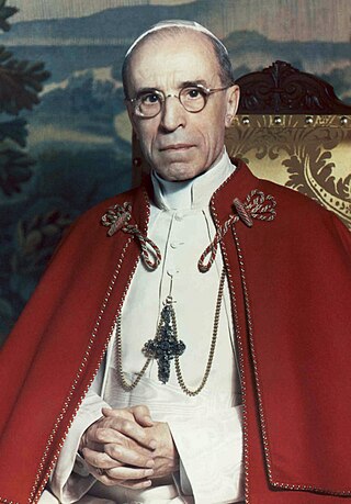 <span class="mw-page-title-main">Pope Pius XII</span> Head of the Catholic Church from 1939 to 1958