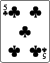 Playing card club 5.svg