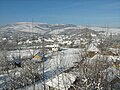 Satul Podeni, iarna