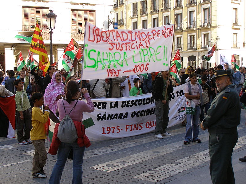 صورة:Polisario in Madrid.JPG