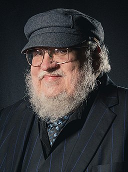 Portrait photoshoot at Worldcon 75, Helsinki, before the Hugo Awards – George R. R. Martin (cropped)