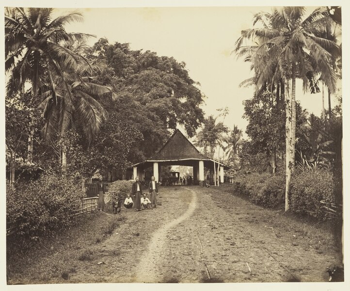 File:Post Tjisokan aan de Grote Postweg in de buurt van Tjiandjoer, KITLV 4088.tiff