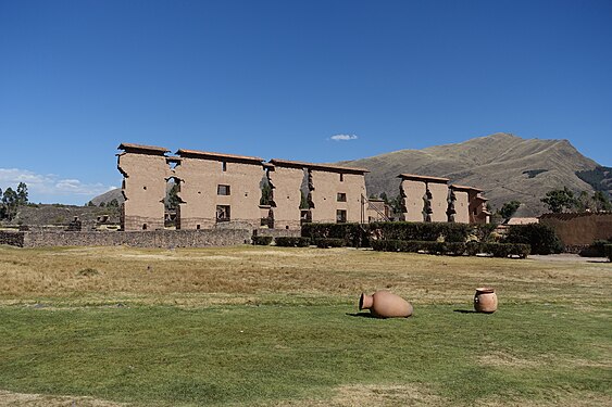 Inca temple in Raqchi, Peru