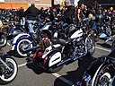 Rassemblement motards en 2008, à la bénédiction des motos à Dinant (Belgique)