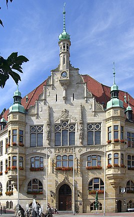 Rådhuset i Helmstedt, bygget 1904 - 1906