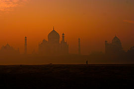 6: A rear view of Taj Mahal, India Author: Narender