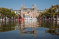 View on the Rijksmuseum in Amsterdam, Netherlands