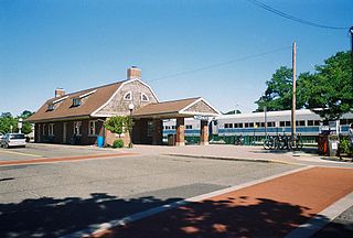 <span class="mw-page-title-main">Riverhead station</span> Long Island Rail Road station in Suffolk County, New York