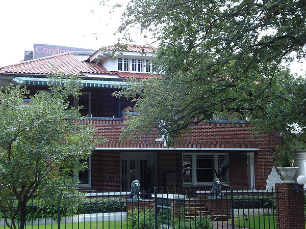 Ross Sterling's mansion in the Montrose area of Houston was built in 1916.