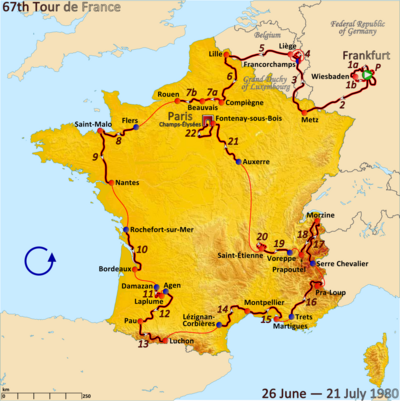 1980 Fransa Bisiklet Turu