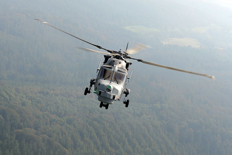 File:Royal Navy Wildcat Helicopter MOD 45158427.jpg