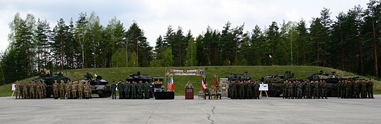 avec le 501e-503e régiment de chars de combat (France) en 2017.