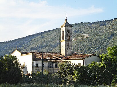 Come arrivare a Chiesa di San Martino a Gonfienti con i mezzi pubblici - Informazioni sul luogo