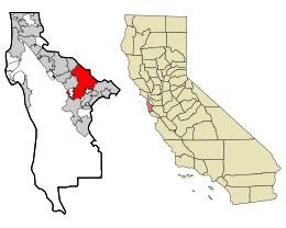 Redwood City - Carte