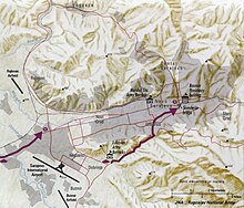 A CIA map of the JNA attack on 2 May 1992 Sarajevo May 2 1992.JPG