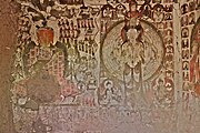 Buddhist frescos in Saspol caves / Ladakh, India