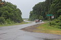 The sign for Sauk County in the rain on w:U.S. Route 12 / w:Wisconsin Highway 16.   This file was uploaded with Commonist.