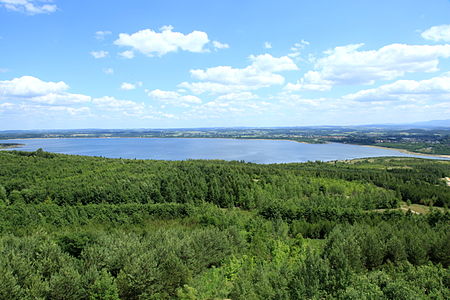 Schönau Berzdorf Berzdorfer See (Aussichtsturm Neuberzdorfer Höhe) 05 ies