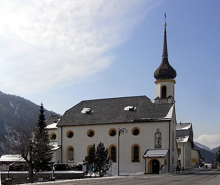 Scharnitz, Pfarrkirche Maria Hilf