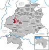 Location of the community Seggebruch in the district of Schaumburg