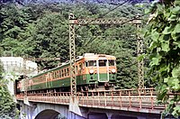 169系急行「信州」 1978年 横川 - 軽井沢