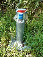 A Groundwater monitoring bore at Shirley Balla Swamp Reserve, Banjup Shirley Balla Swamp Reserve, September 2020 06.jpg