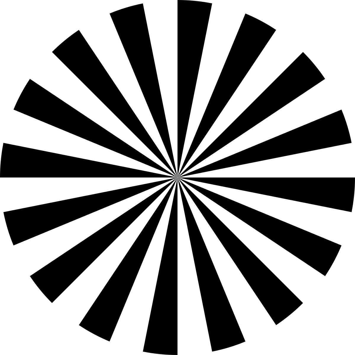 Optical Resolution Test Chart