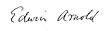 firma de Edwin Arnold