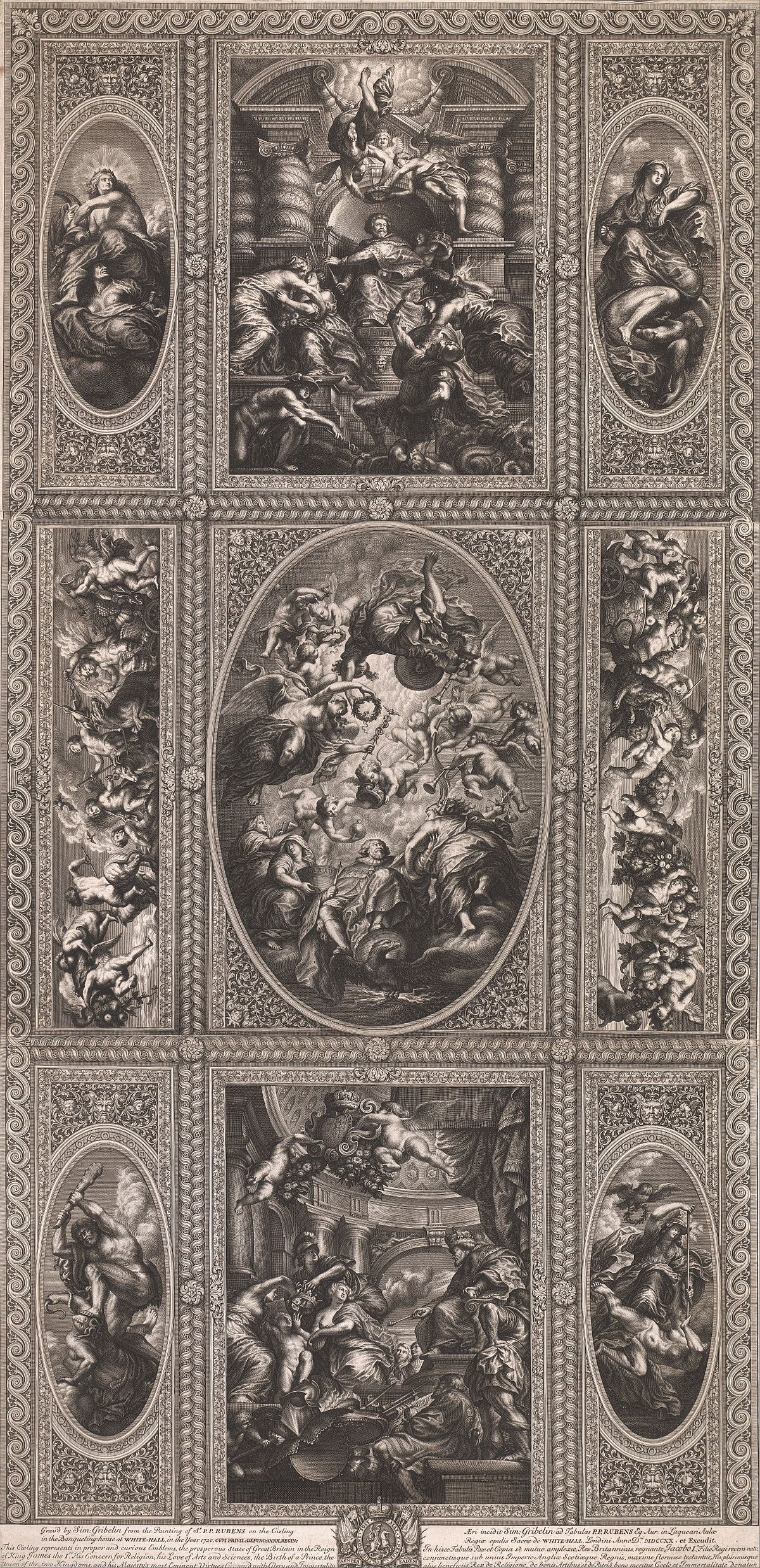 File Simon Gribelin From The Painting Of The Ceiling In The