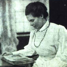 Sister Nivedita Sister Nivedita reading a book.png