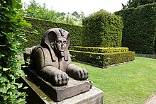 Sphinx in the Egyptian garden Sphinx - Biddulph Grange Garden - Staffordshire, England - DSC09471.jpg