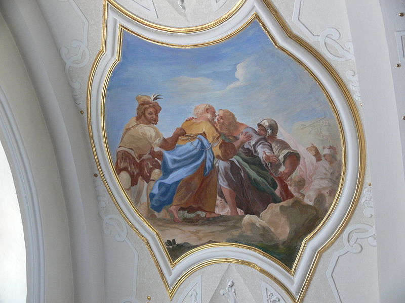 File:St Peter Fresko Seitenkapelle Abschied Petri und Pauli.jpg