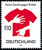 Pul Almanya 1998 MiNr2013 Çocuklara karşı şiddet yok.jpg