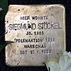 Stolperstein Fregestr 71 (Schön) Siegmund Stöckel.jpg