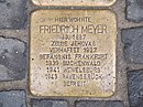 Stolperstein Friedrich Meyer, 1, Stoltzestraße 20, centrul orașului, Frankfurt pe Main.jpg