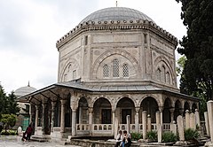 Tomb of Suleiman in the cemetery behind the Süleymaniye Mosque