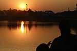 Thumbnail for File:Sunset at Sankey tank, Bengaluru.jpg