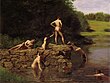 Swimming von Thomas Eakins