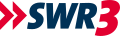 Zweifarbiges Logo von SWR3 bis 2013; die Pfeile stehen vor dem Text, SWR in Blau, Pfeile und 3 in Rot.