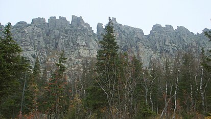Forest, Otkliknoi, Taganai ridge, Ural Mts