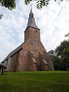 Tetenbüll Place in Schleswig-Holstein, Germany