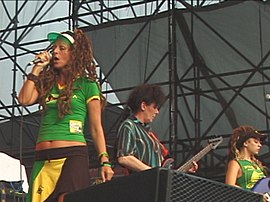 The Slits 2007 en la ciudad de Nueva York