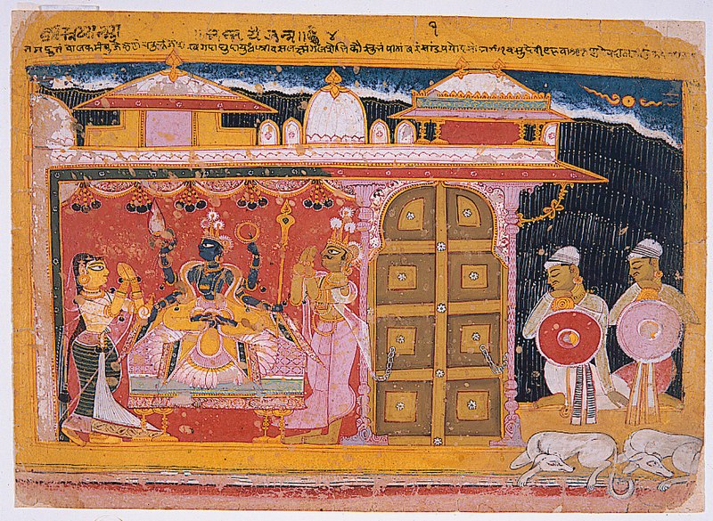 File:The Worship of Vishnu at the Birth of Krishna (6124513249).jpg